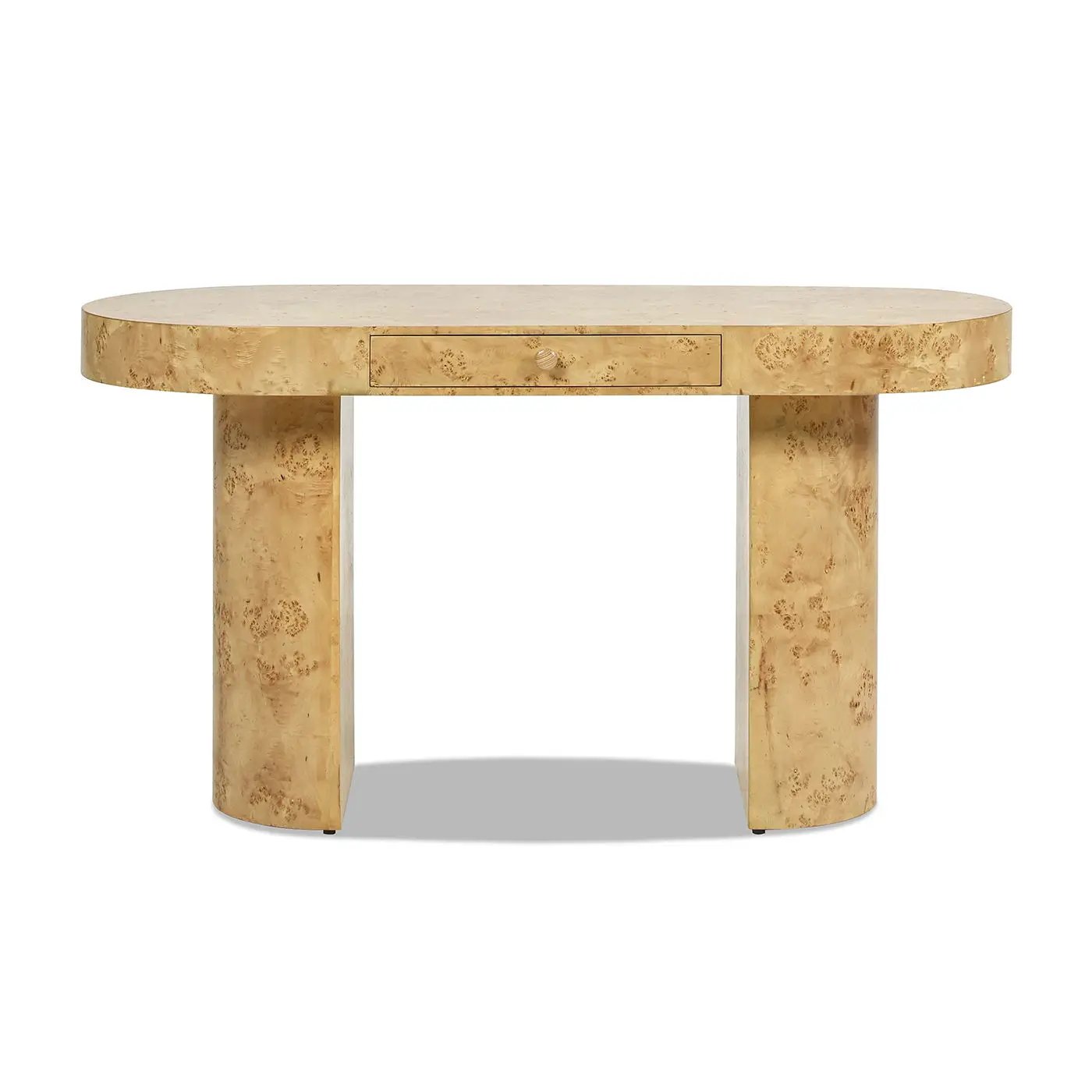 Jesse - Single Drawer Oval Computer Desk by HouseOfZazla
