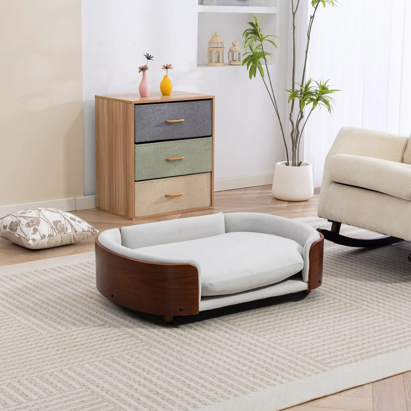 Scandinavian Style Elevated Dog Bed Pet Sofa by HouseOfZazla