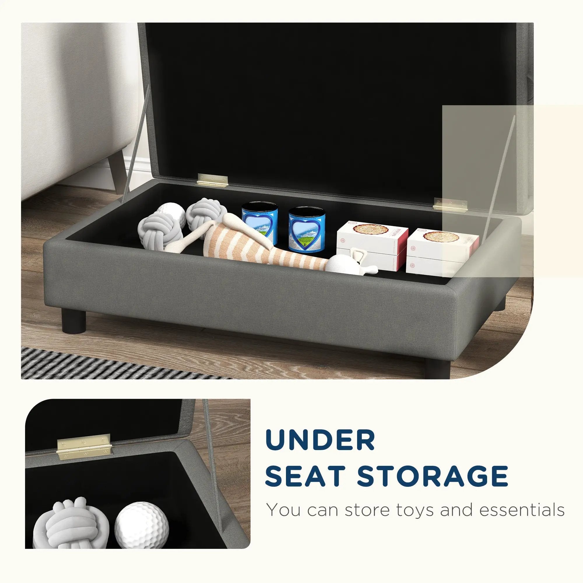 Pet Sofa Dog Sofa for Small Dogs with Storage by HouseOfZazla