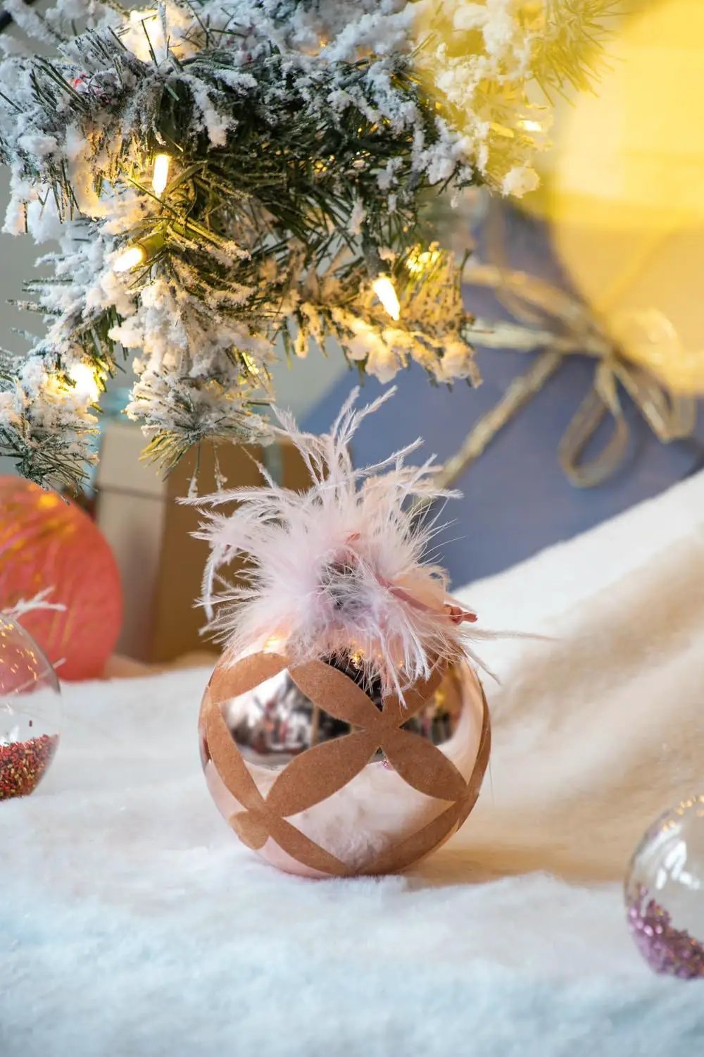 Christmas Ball Ornaments, Decorative Hanging Ball Tree Ornaments For Holiday Party Decorations by HouseOfZazla