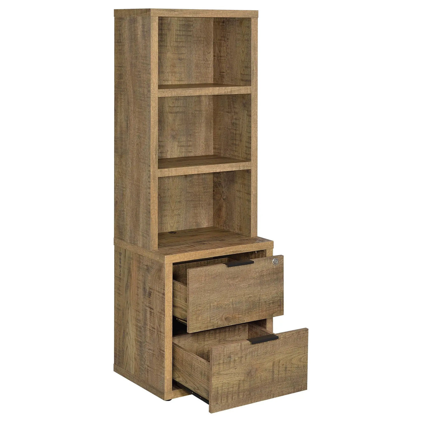 Geary - 3 Piece Wall Unit Bookcase Set With USB Storage by HouseOfZazla