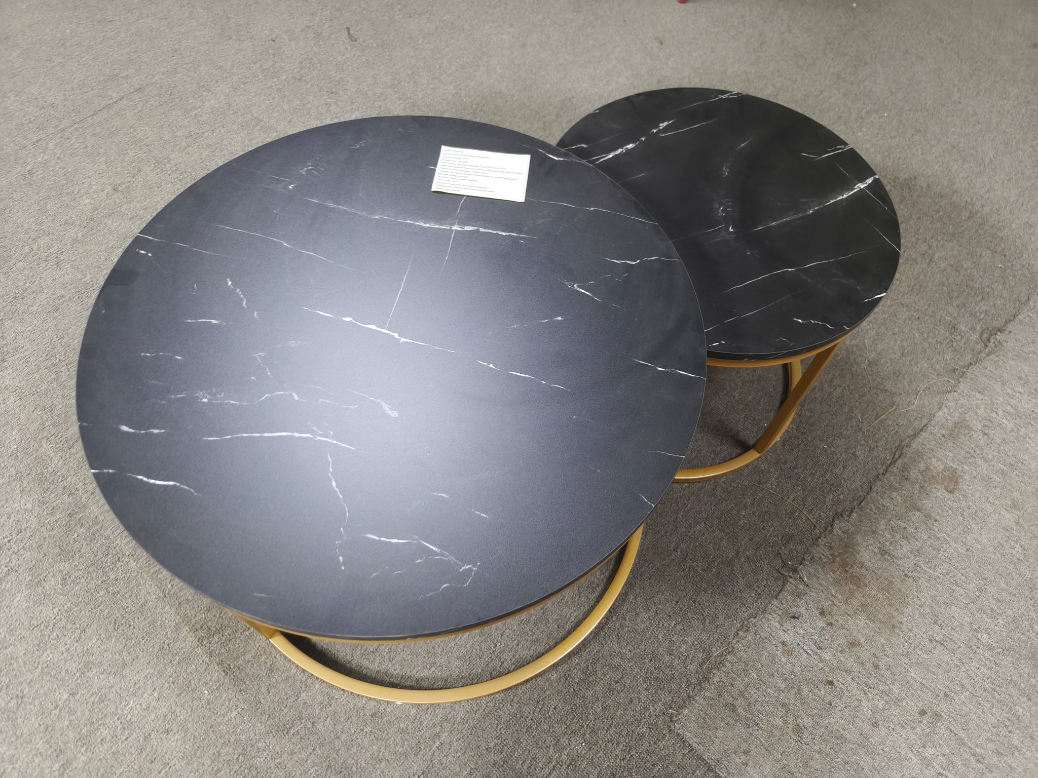 27.6in Nesting Coffee Table Set of 2 by HouseOfZazla
