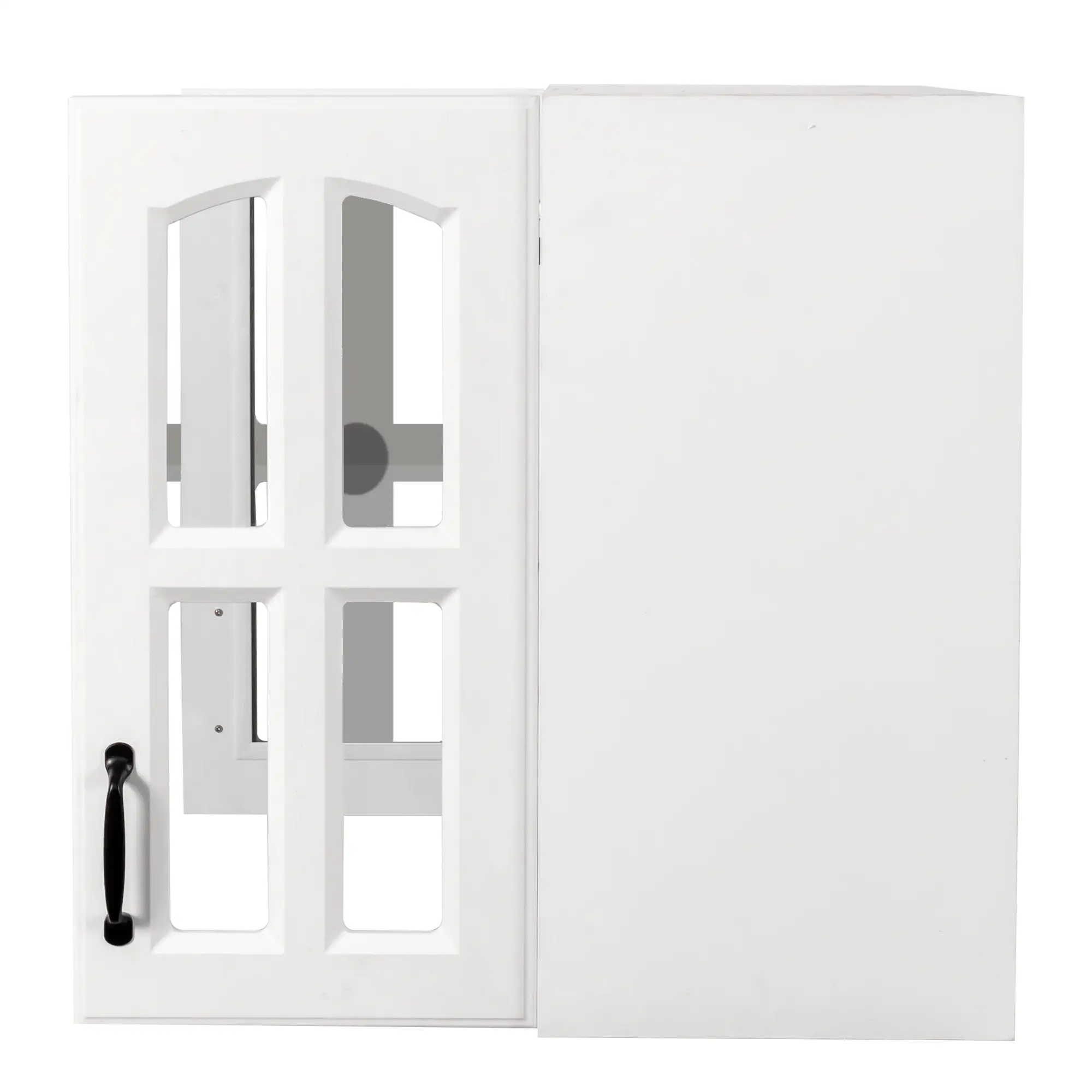 Wall Cabinet with Glass Door and Adjustable Shelves by HouseOfZazla