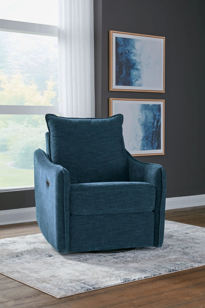 Mcburg - Swivel Power Recliner by Unique Piece Furniture