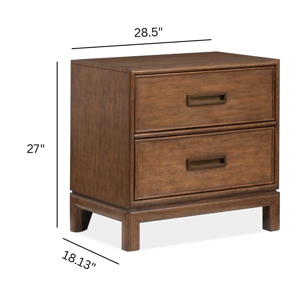 Ridgefield - Drawer Nightstand - Russet, photo 2 of 7