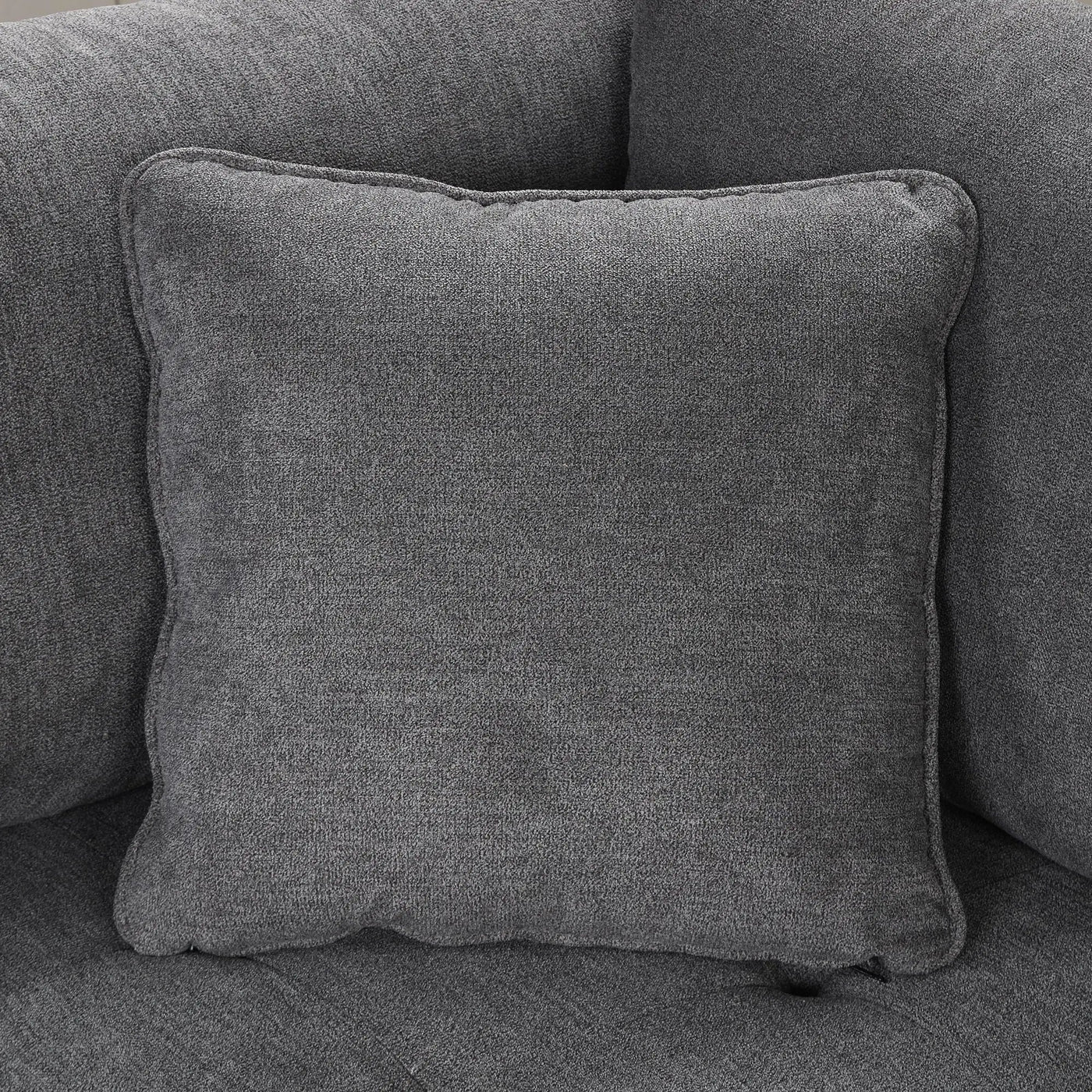 Oversized Sectional Sofa U-Shaped Sofa Couch Pull-Out Sofa Bed With Two Throw Pillows For Living Room by HouseOfZazla