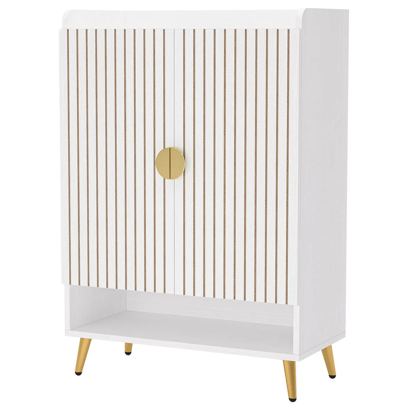 Shoe Cabinet With Doors, 7 Tier Storage Organizer by HouseOfZazla