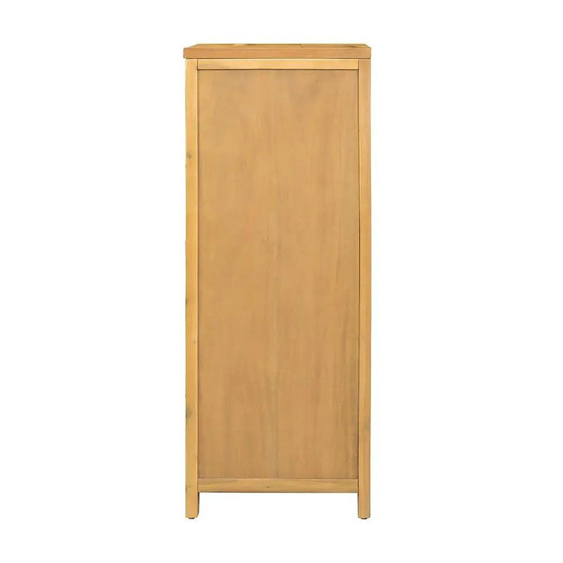 5 Drawer Dresser - Natural Wood / Brown by HouseOfZazla