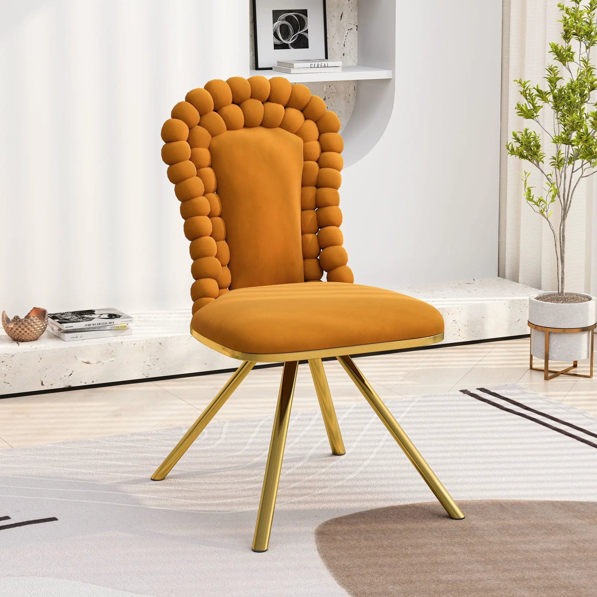 Upholstered Swivel Dining Chairs (Set of 2) by HouseOfZazla