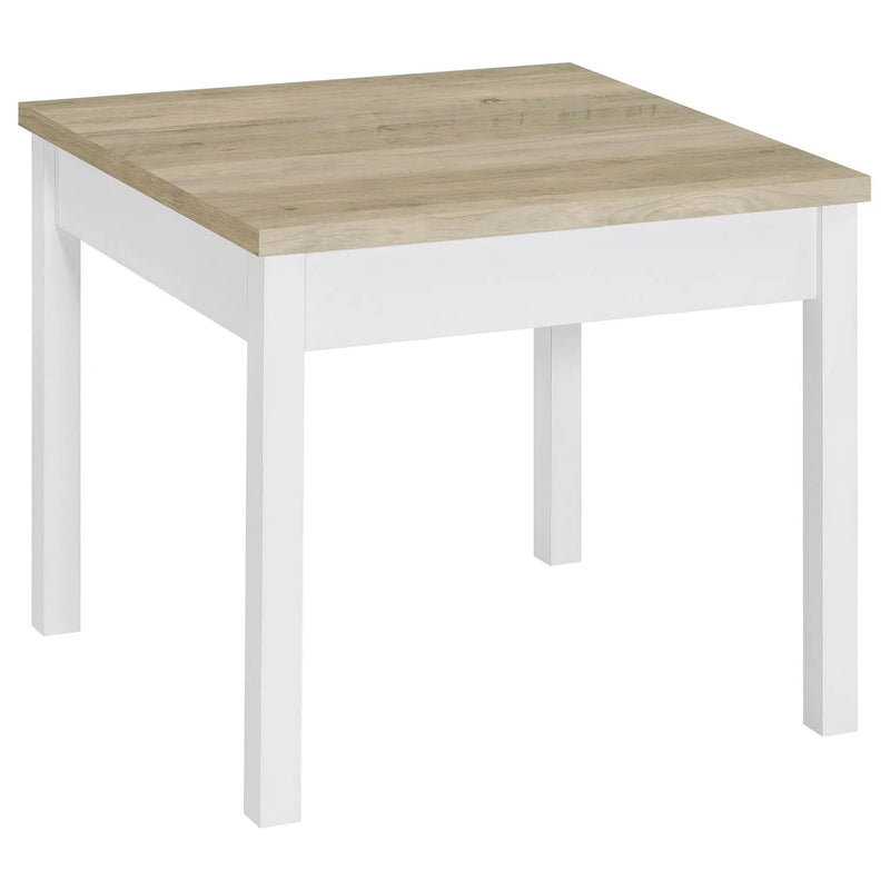 Stacie 3-piece Coffee Table Set Distressed Pine and White by Unique Piece Furniture