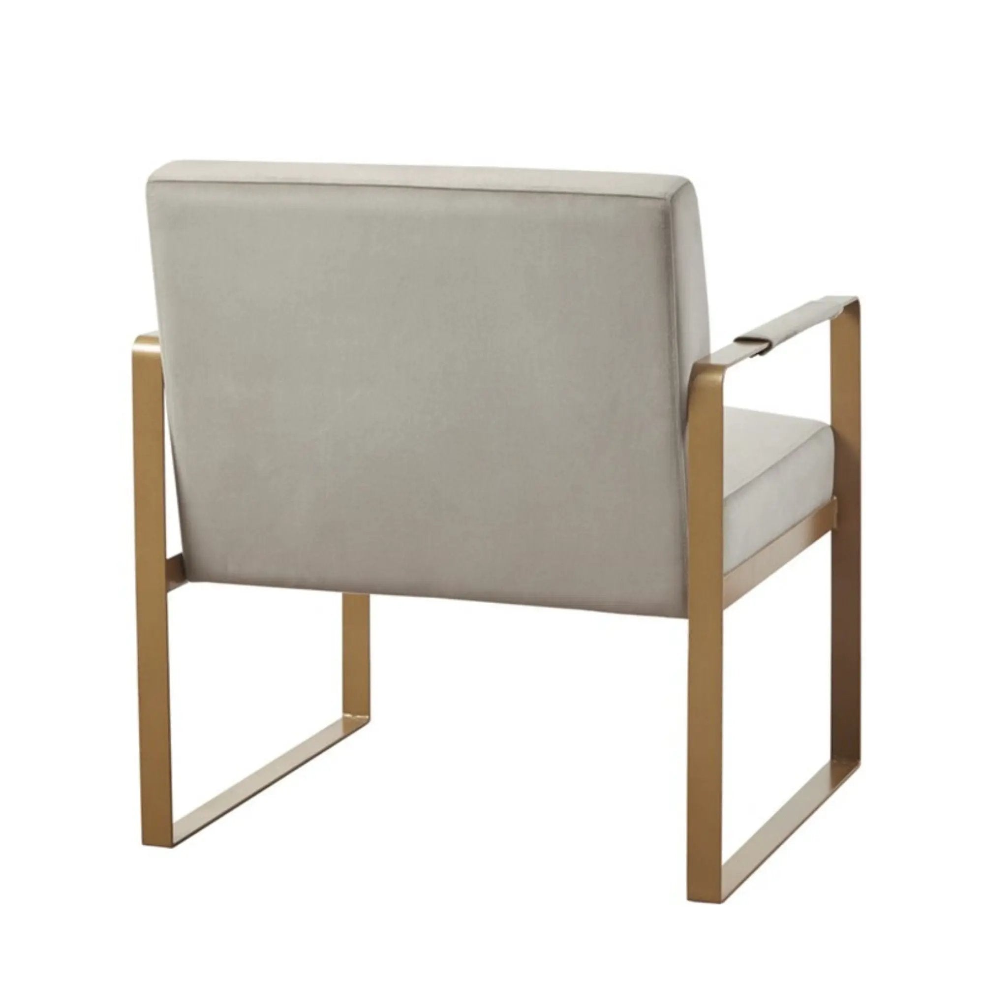 Jayco - Accent Chair With Metal Arms - Beige by HouseOfZazla
