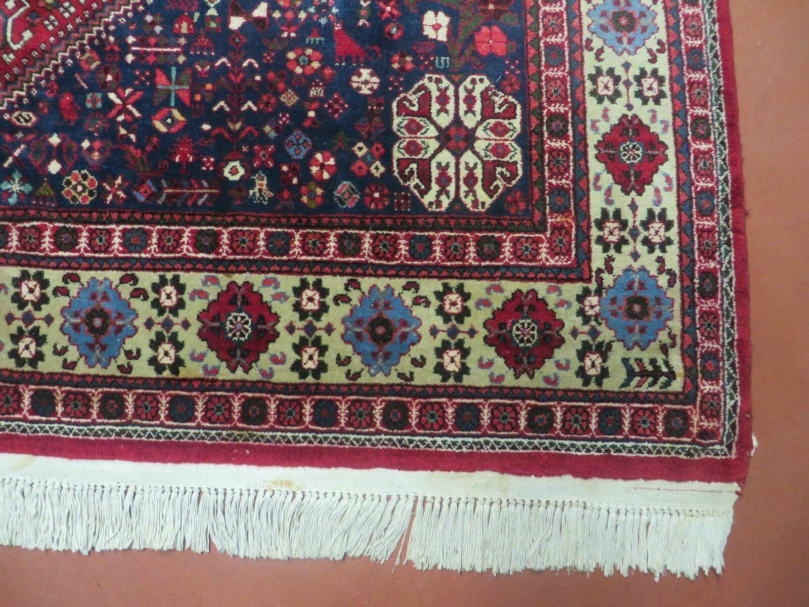 Persian Tribal Rug 7x10, Shiraz Carpet, Abadeh Rug by Jewel Rugs