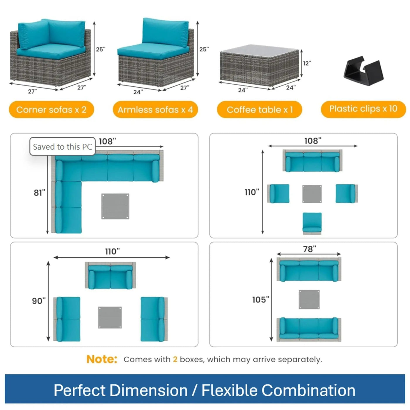 Modern Patio Set With Coffee Table by HouseOfZazla