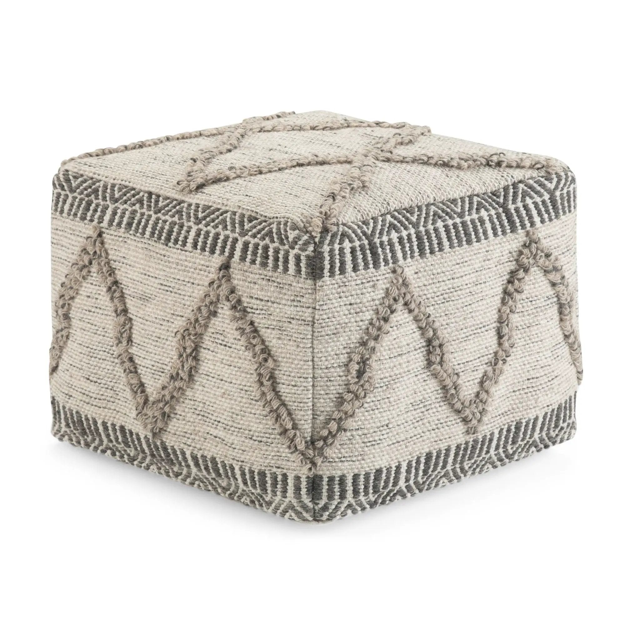 Sweeney - Upholstered Square Pouf by HouseOfZazla