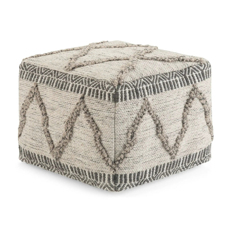 Sweeney - Upholstered Square Pouf by HouseOfZazla