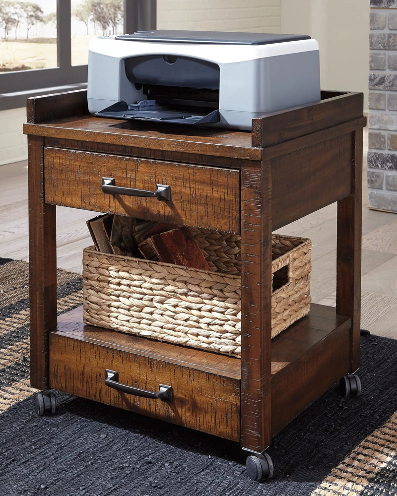 Baldridge - Printer Stand - Rustic Brown by Unique Piece Furniture