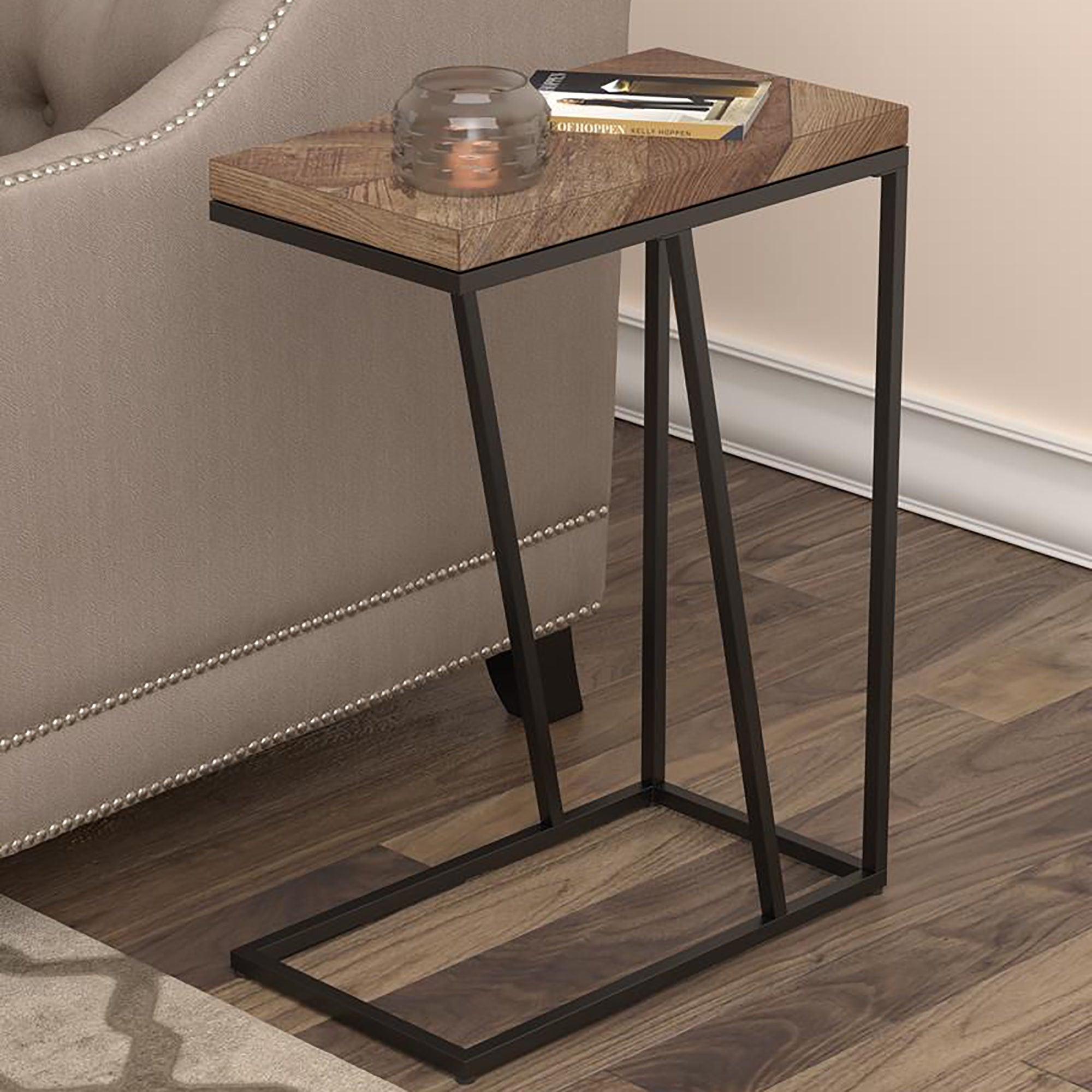 Herringbone Accent Table by HouseOfZazla