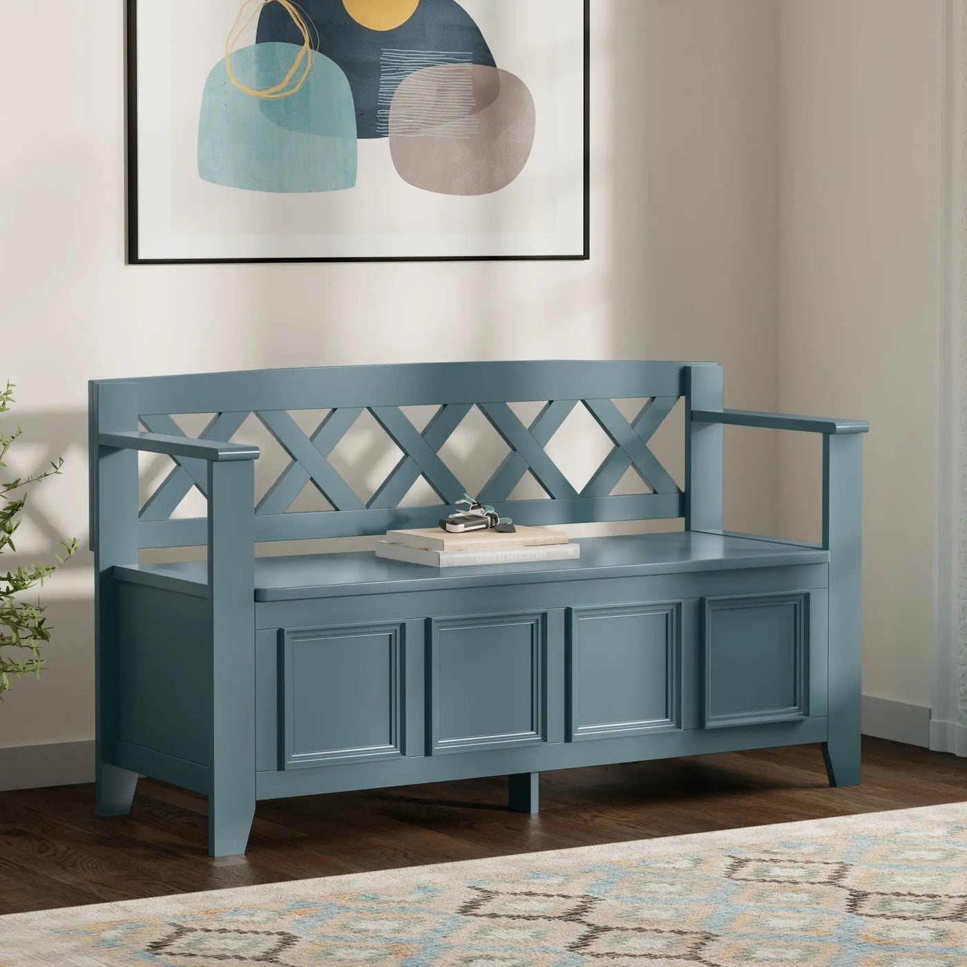 Amherst - Compact Entryway Storage Bench by HouseOfZazla