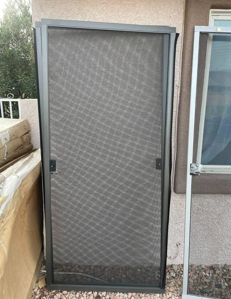 Ritescreen Adjustable Patio Screen Door' Bronze' 36X78 DELIVERY LAS VEGAS ONLY by Selzalot
