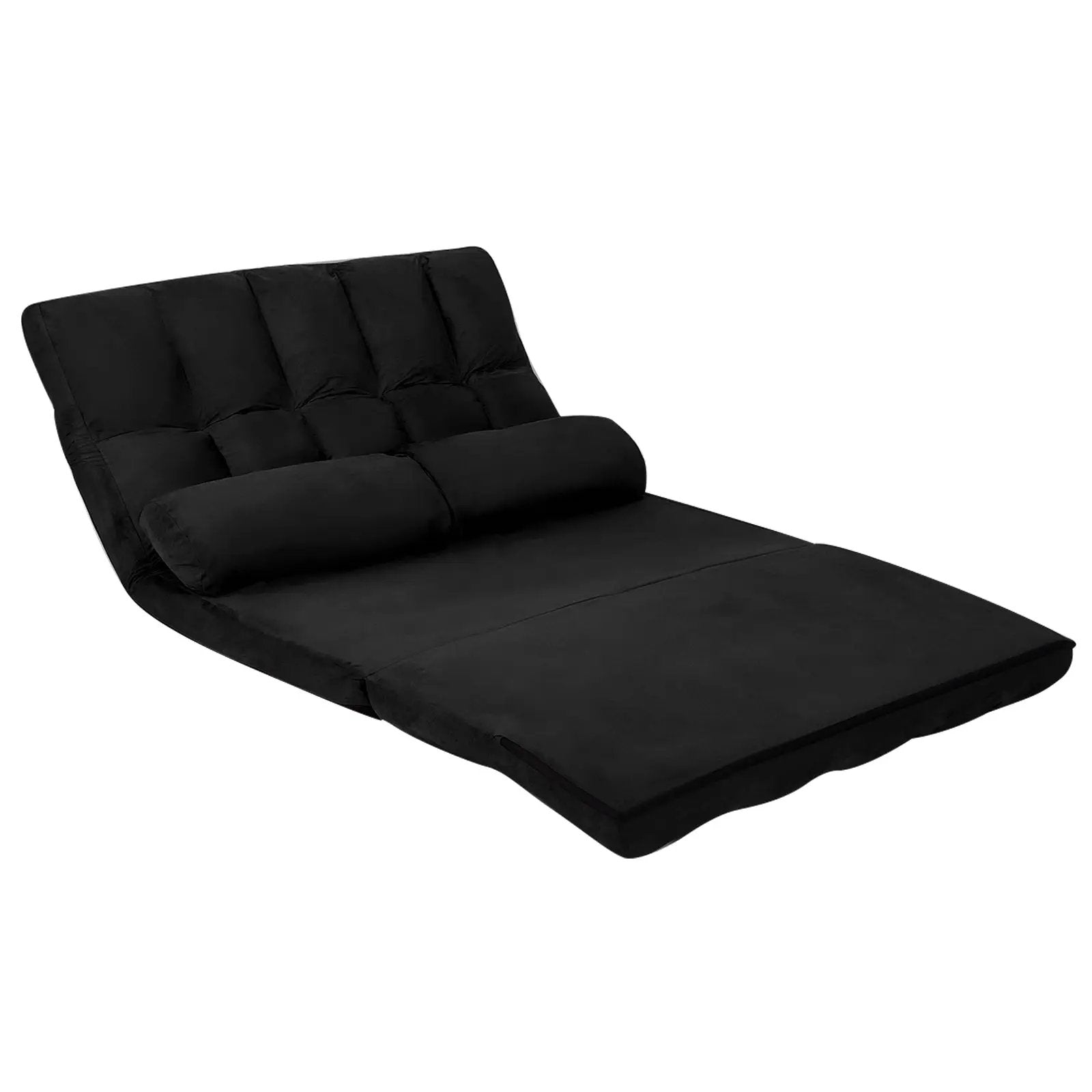 6-Position Foldable Floor Sofa Bed with Detachable Cloth Cover by DirectDeals