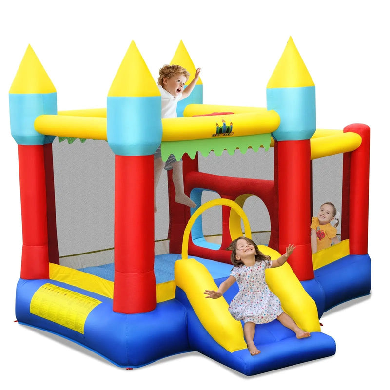 Inflatable Bounce Slide Jumping Castle Without Blower by DirectDeals