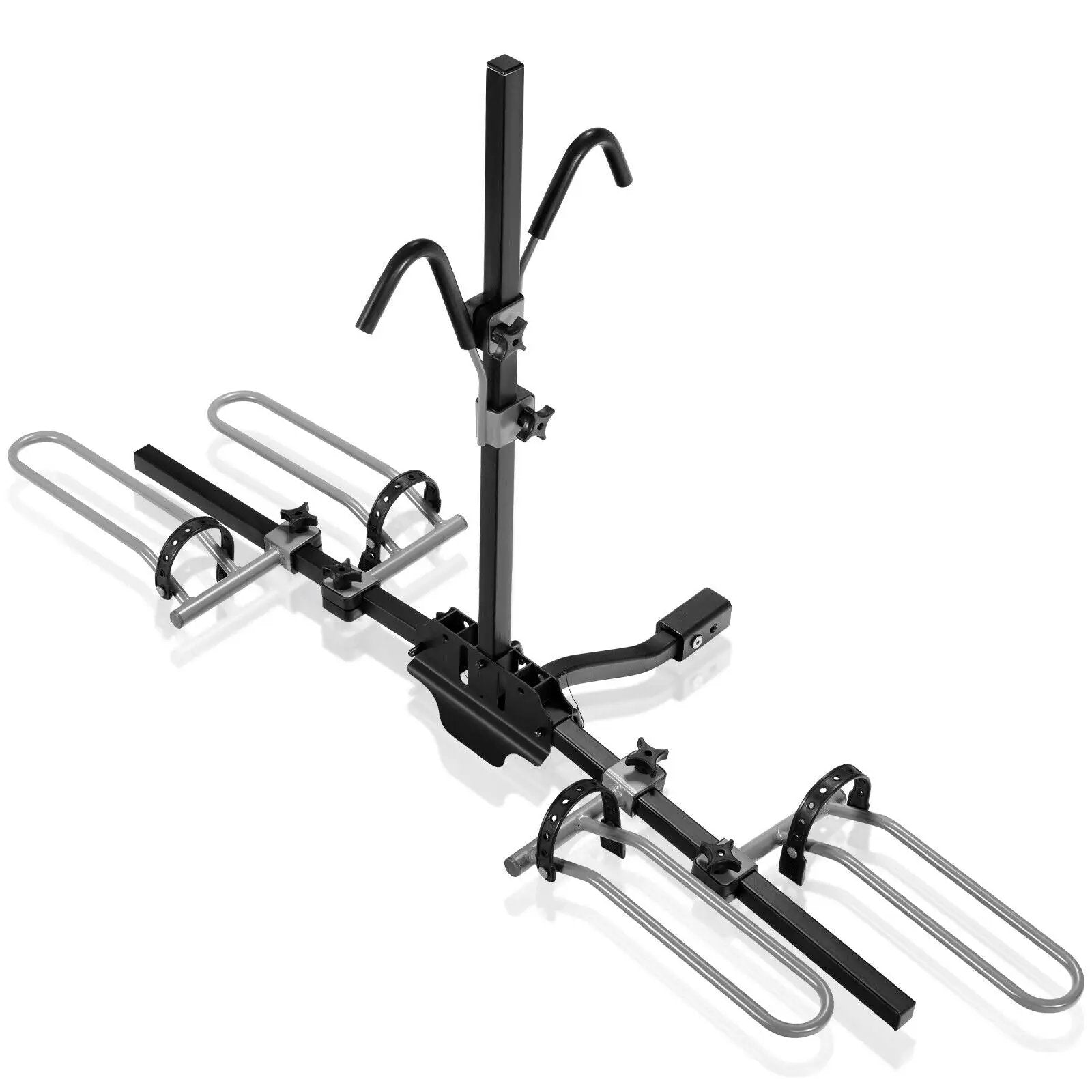 2-Bike Hitch Mount Bike Rack for 1-1/4 Inch or 2 Inch Receiver-Black by DirectDeals