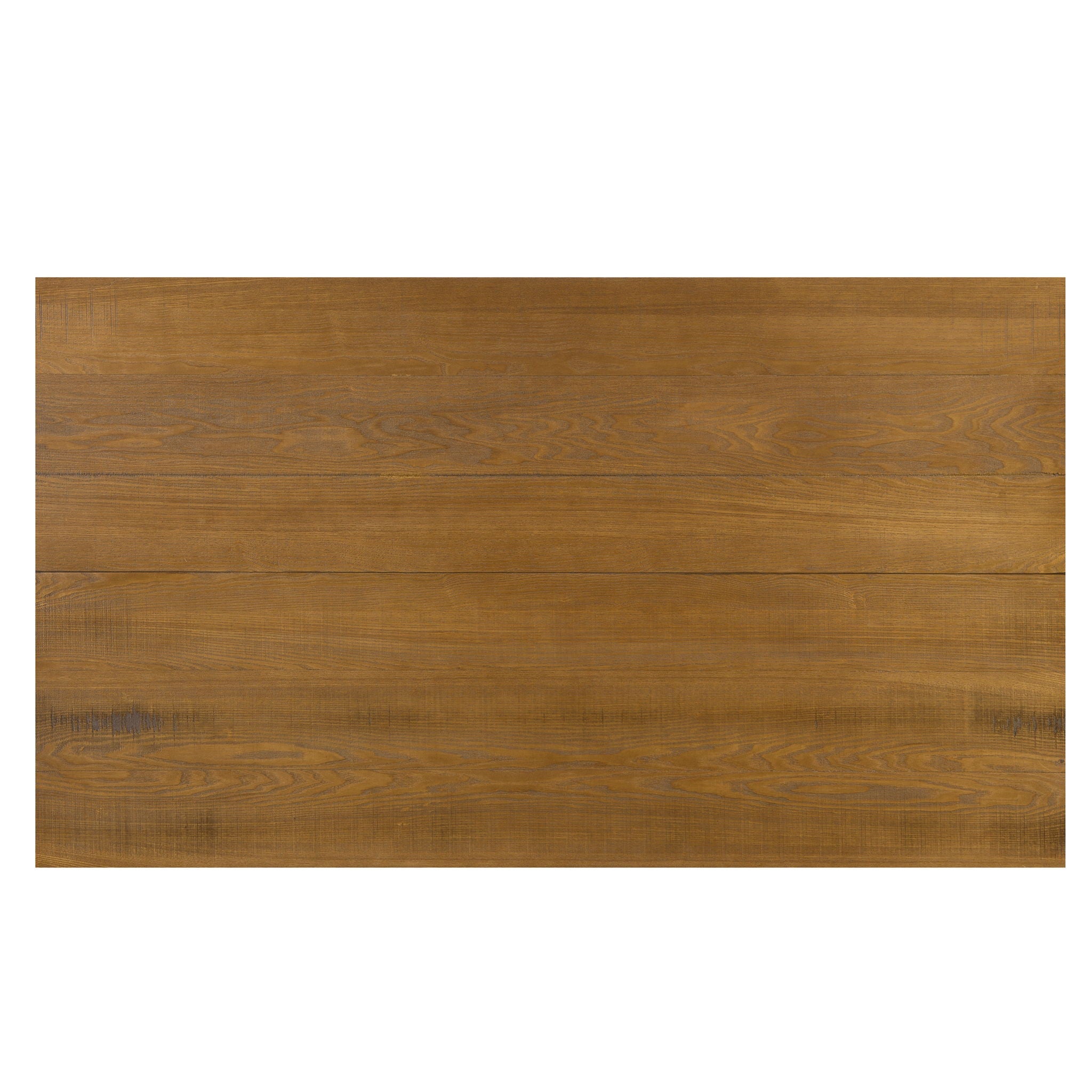Farmhouse Style X Shaped Legs Dining Table With Moulded Details - Brown by HouseOfZazla