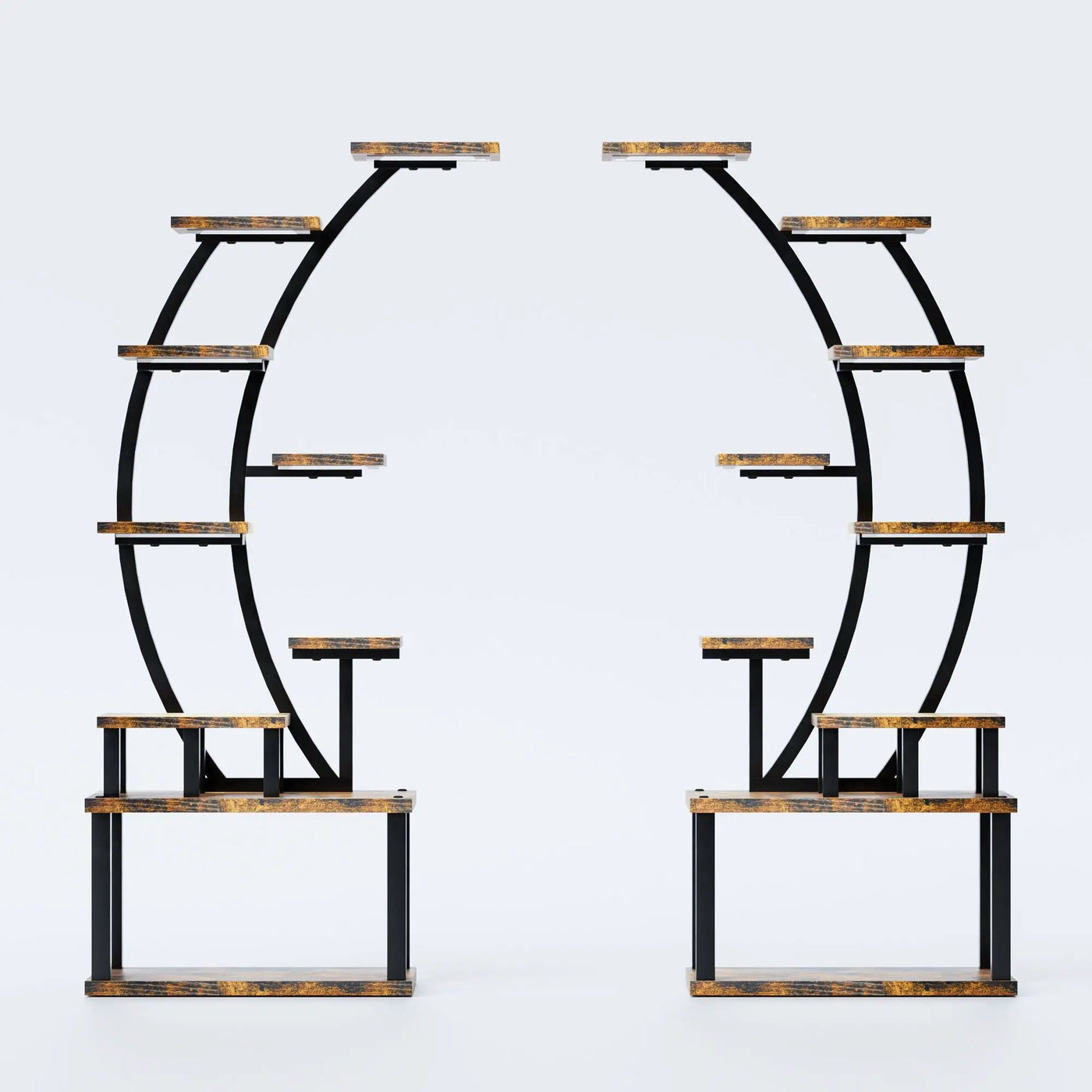 9 Tiered Indoor Plant Stand With 5 Adjustable Grow Lights by HouseOfZazla