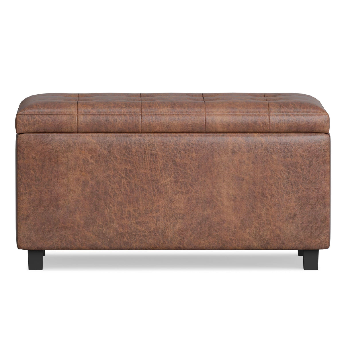 Upholstered Storage Ottoman with Child Safety Hinge - Multiple Colors, photo 14 of 40