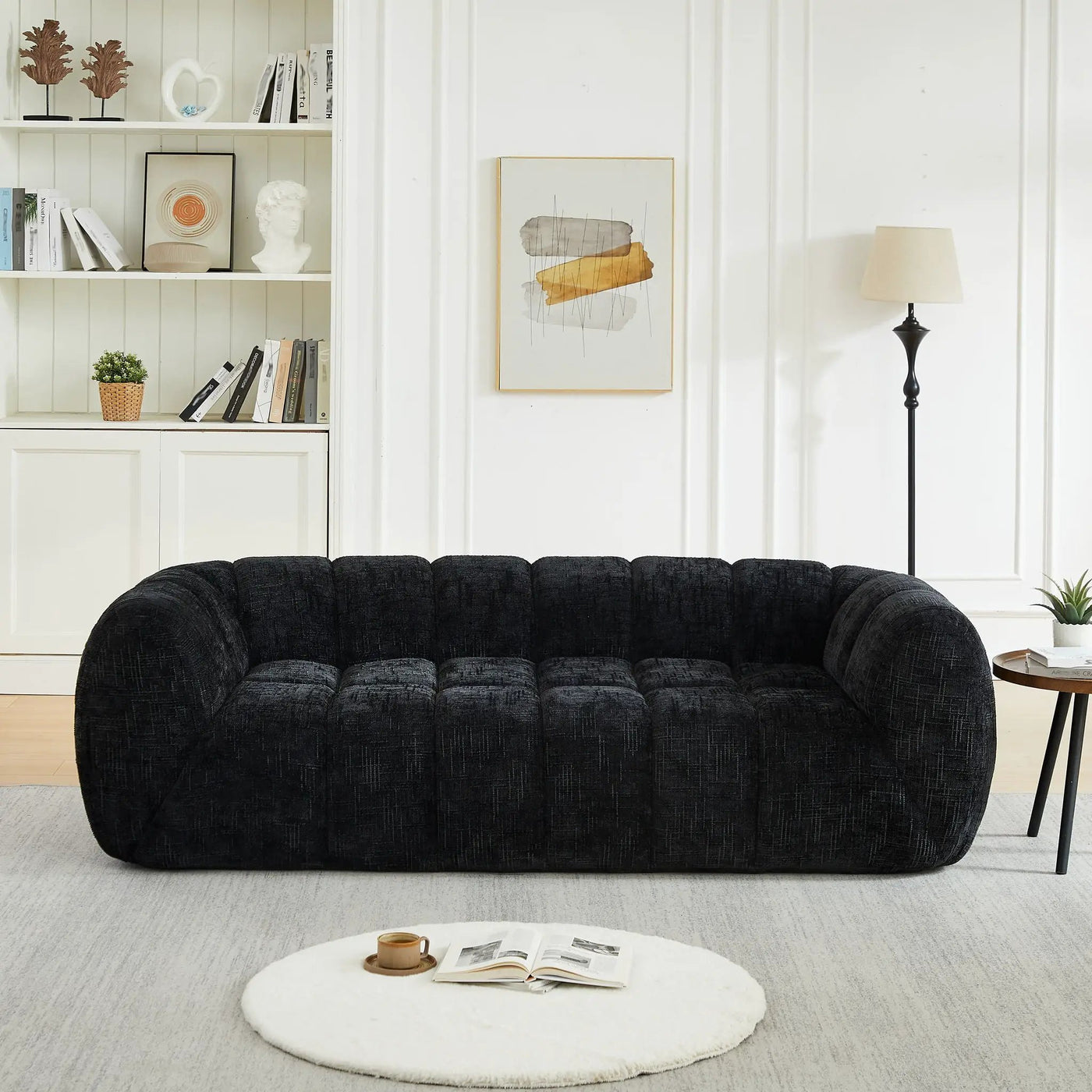 Modern Sofa With Piano Key Backrest by HouseOfZazla