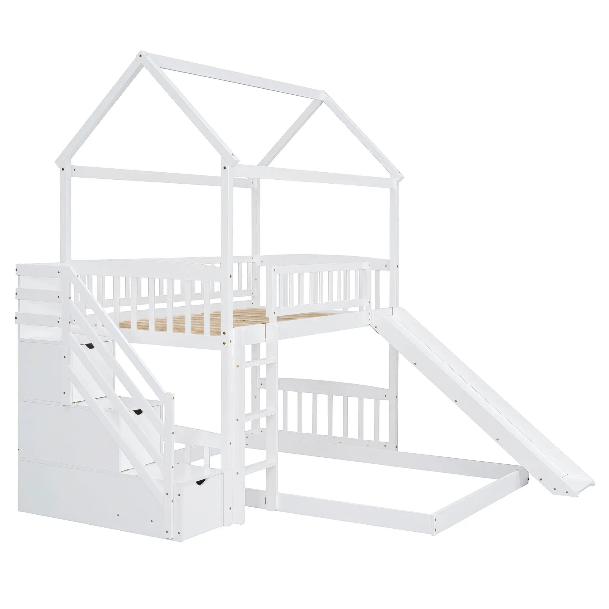 House Bunk Bed With Slide by Unique Piece Furniture