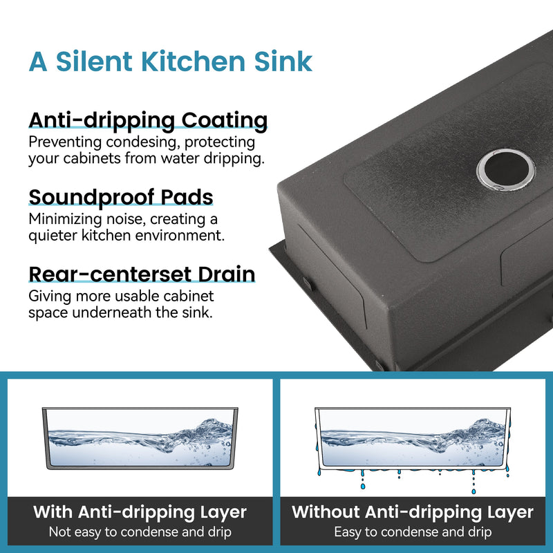 Stainless Steel Kitchen Sink, 30″x19″ Single Bowl, Undermount by HouseOfZazla