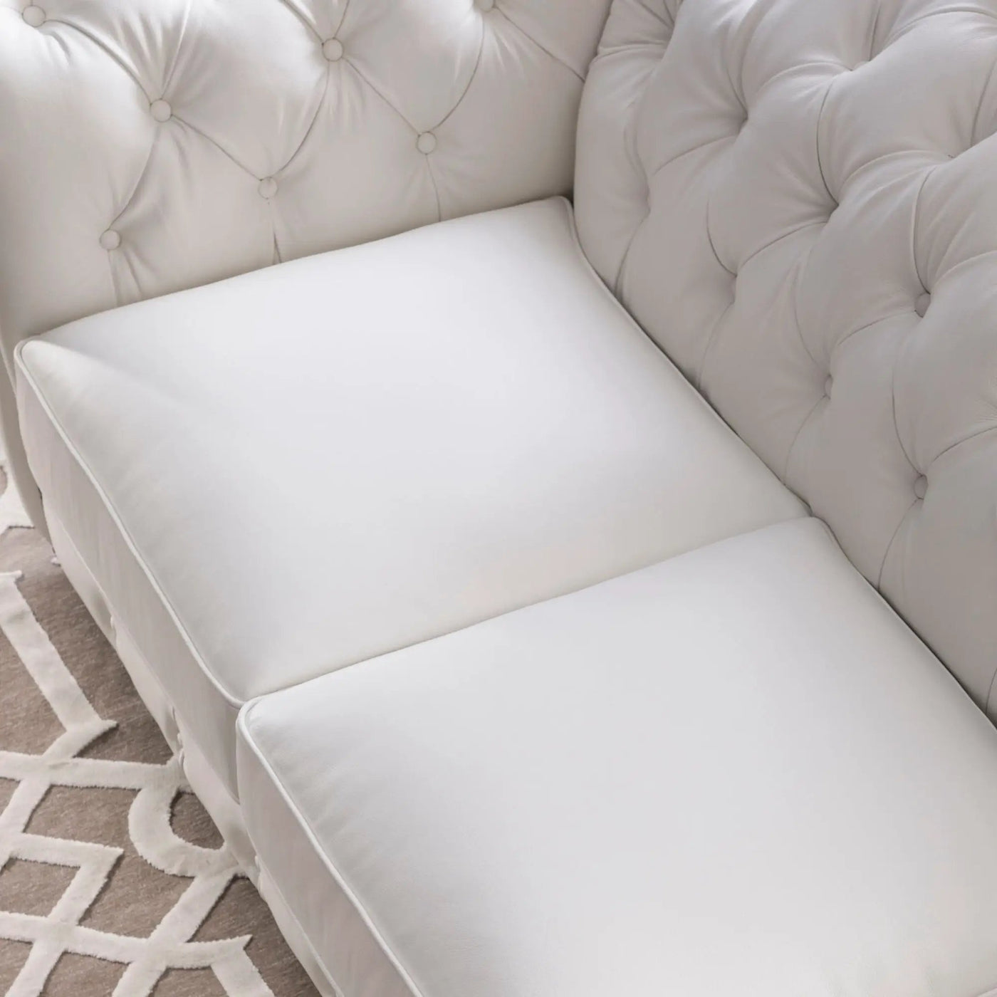 Traditional Tufted Chesterfield Nailhead Sofa by HouseOfZazla