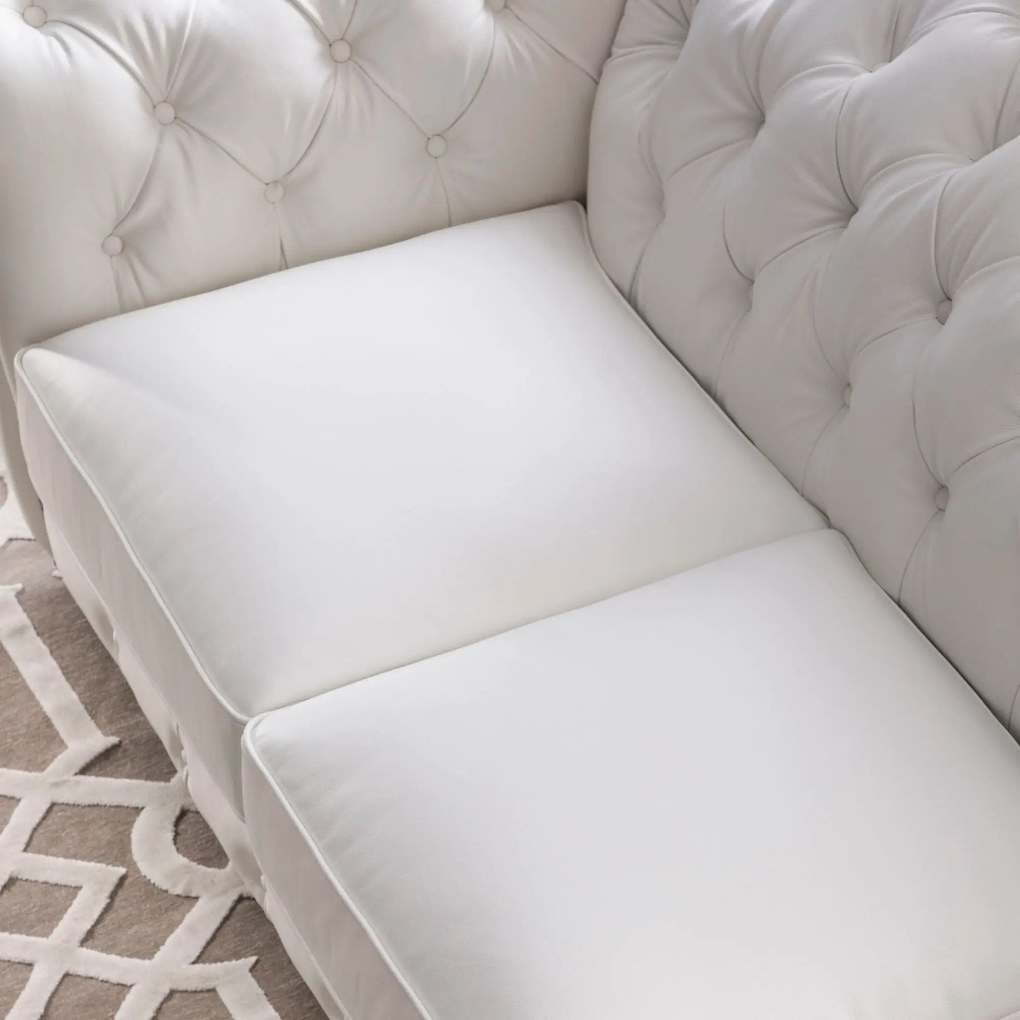 Traditional Tufted Chesterfield Nailhead Sofa by HouseOfZazla