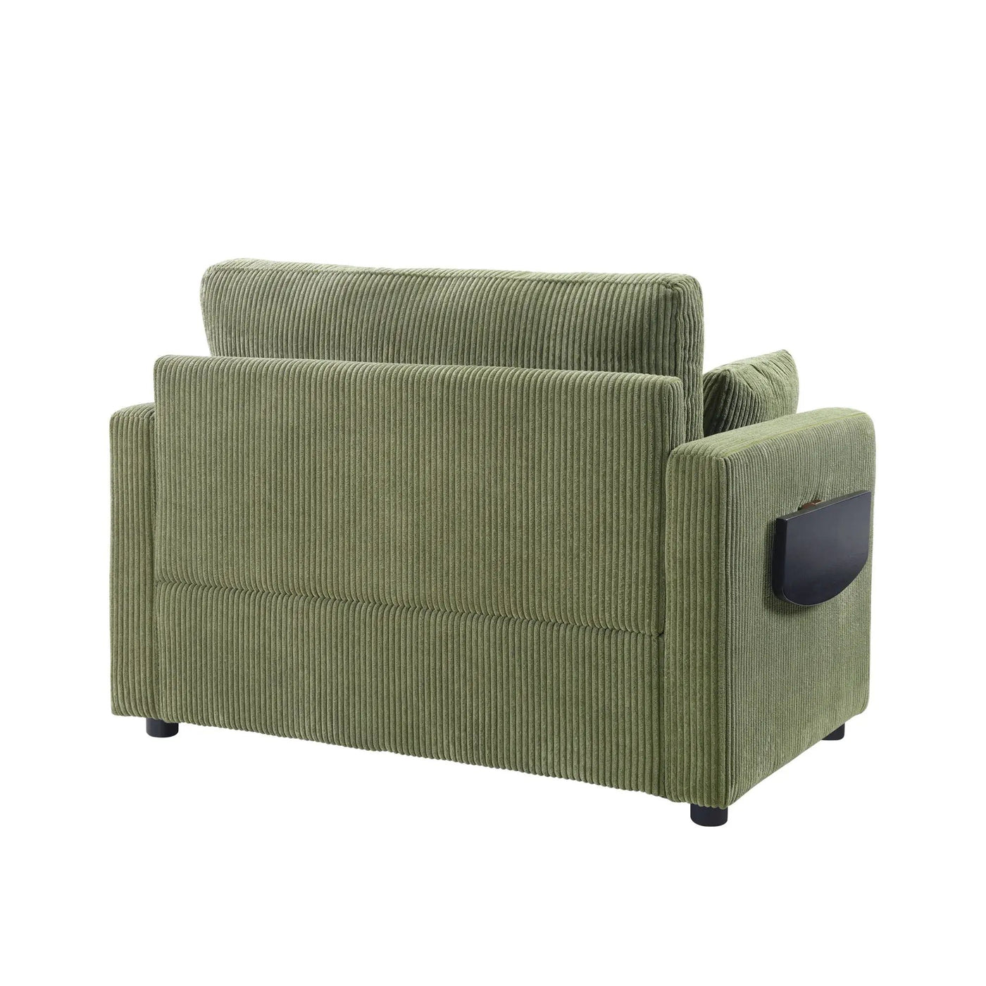 Sleeper Sofa With Foldable Mattress, USB Ports, Side Table & Storage Pocket by HouseOfZazla