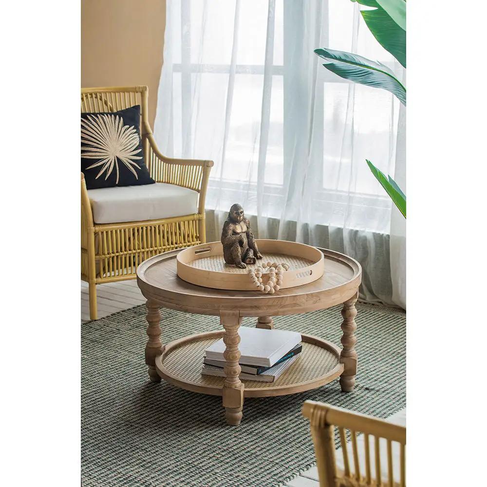 Round 2 Tiered Side Tabel, End Tabel For Lving Room Bedroom Entryway by HouseOfZazla