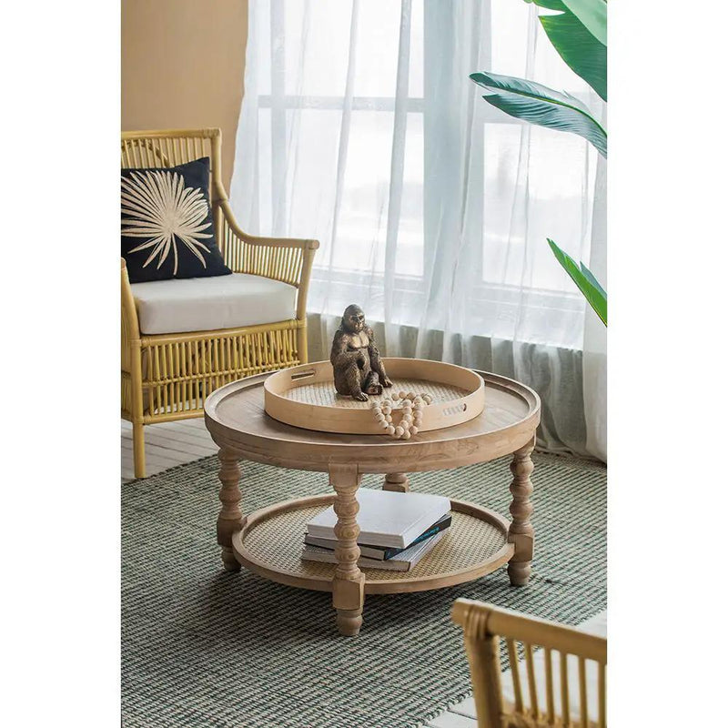 Round 2 Tiered Side Tabel, End Tabel For Lving Room Bedroom Entryway by HouseOfZazla