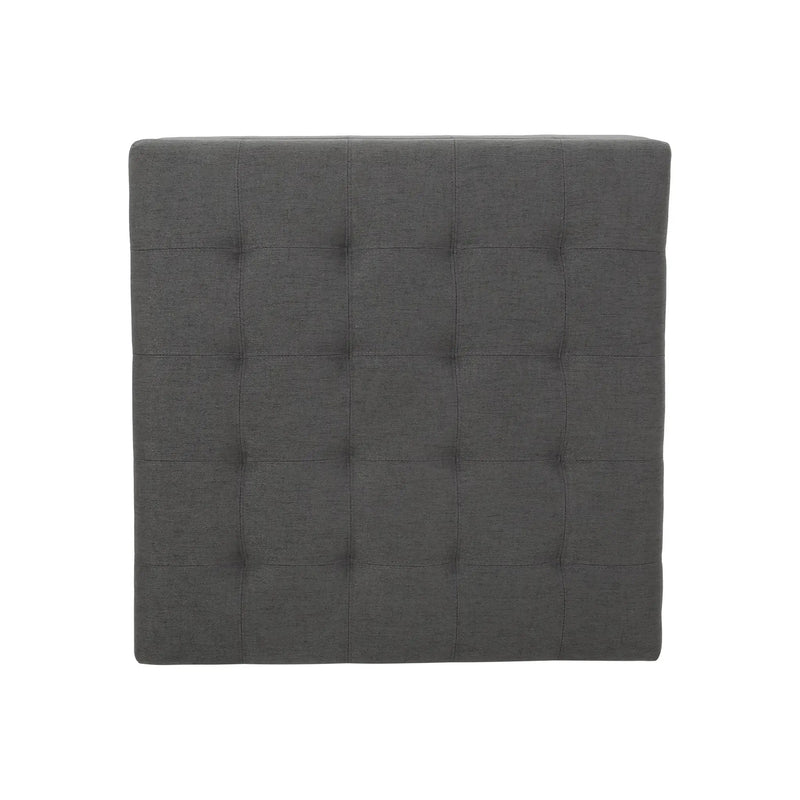 Upholstered Tufted Fabric Storage Ottoman by HouseOfZazla