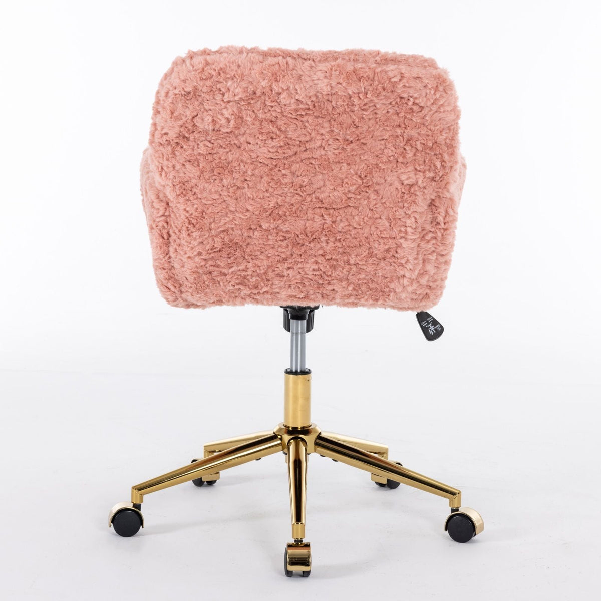 Artificial Rabbit Hair Office Chair with Metal Base - Swivel, Adjustable Height, photo 11 of 40