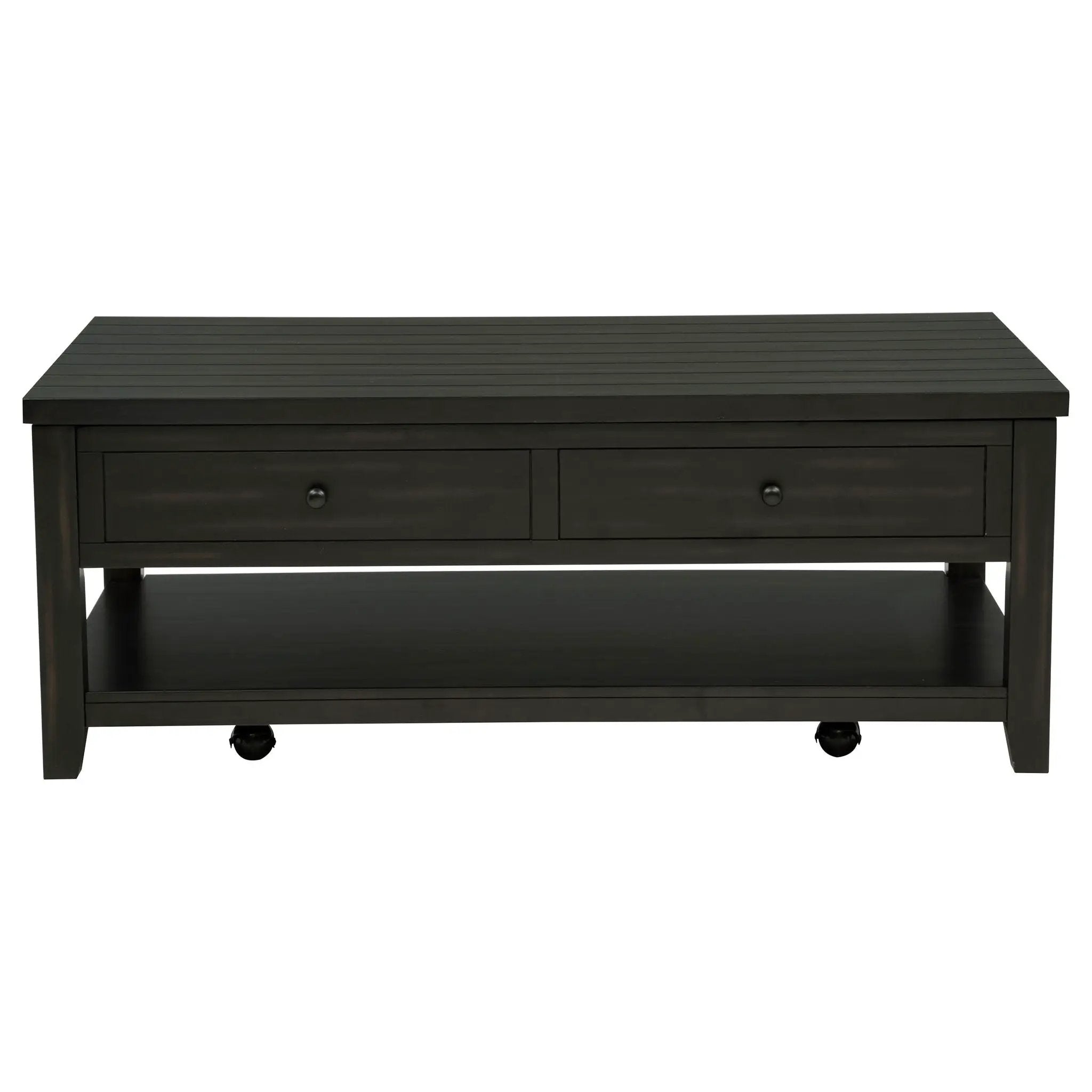 Payne 48-inch Mobile Lift Top Coffee Table Distressed Java by Unique Piece Furniture
