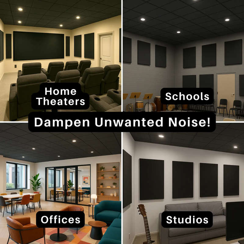 Acoustic Foam Drop Ceiling Tiles by SoundAssured
