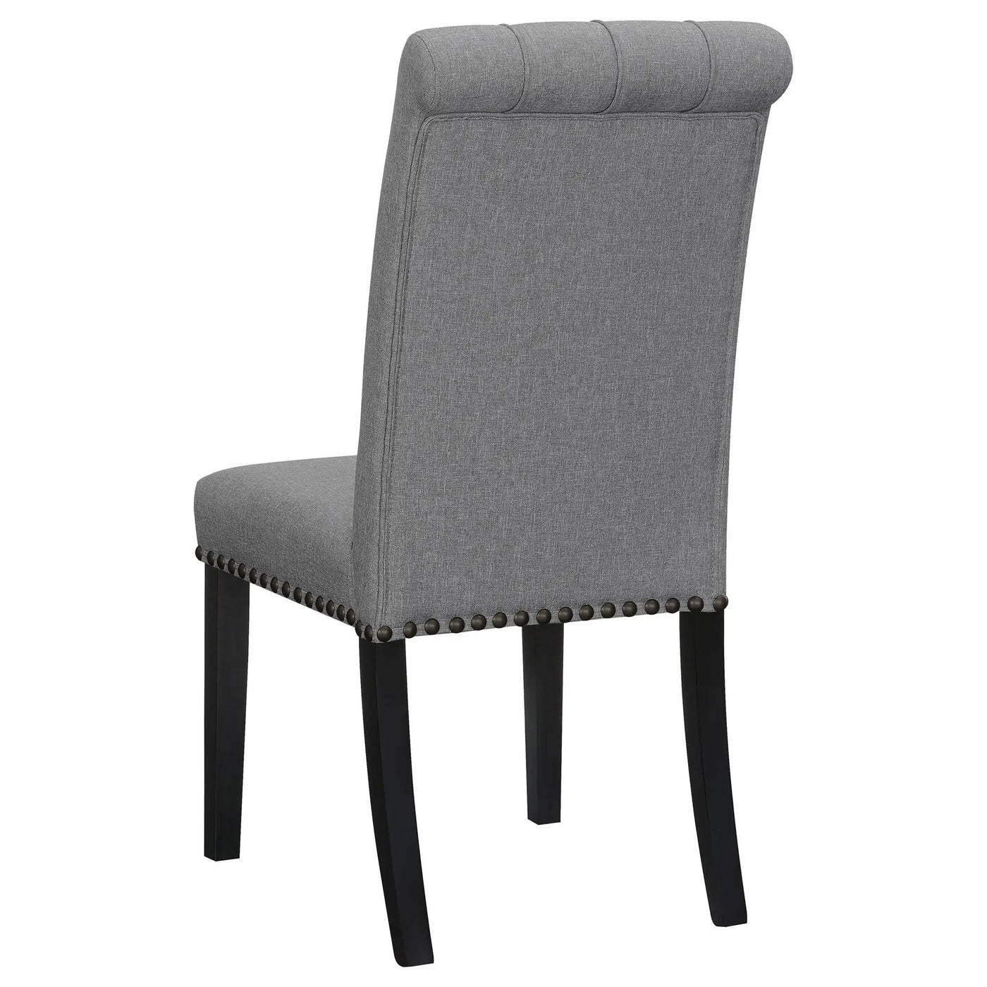 Tufted Rolled Backrest Side Chairs (Set of 2) by HouseOfZazla