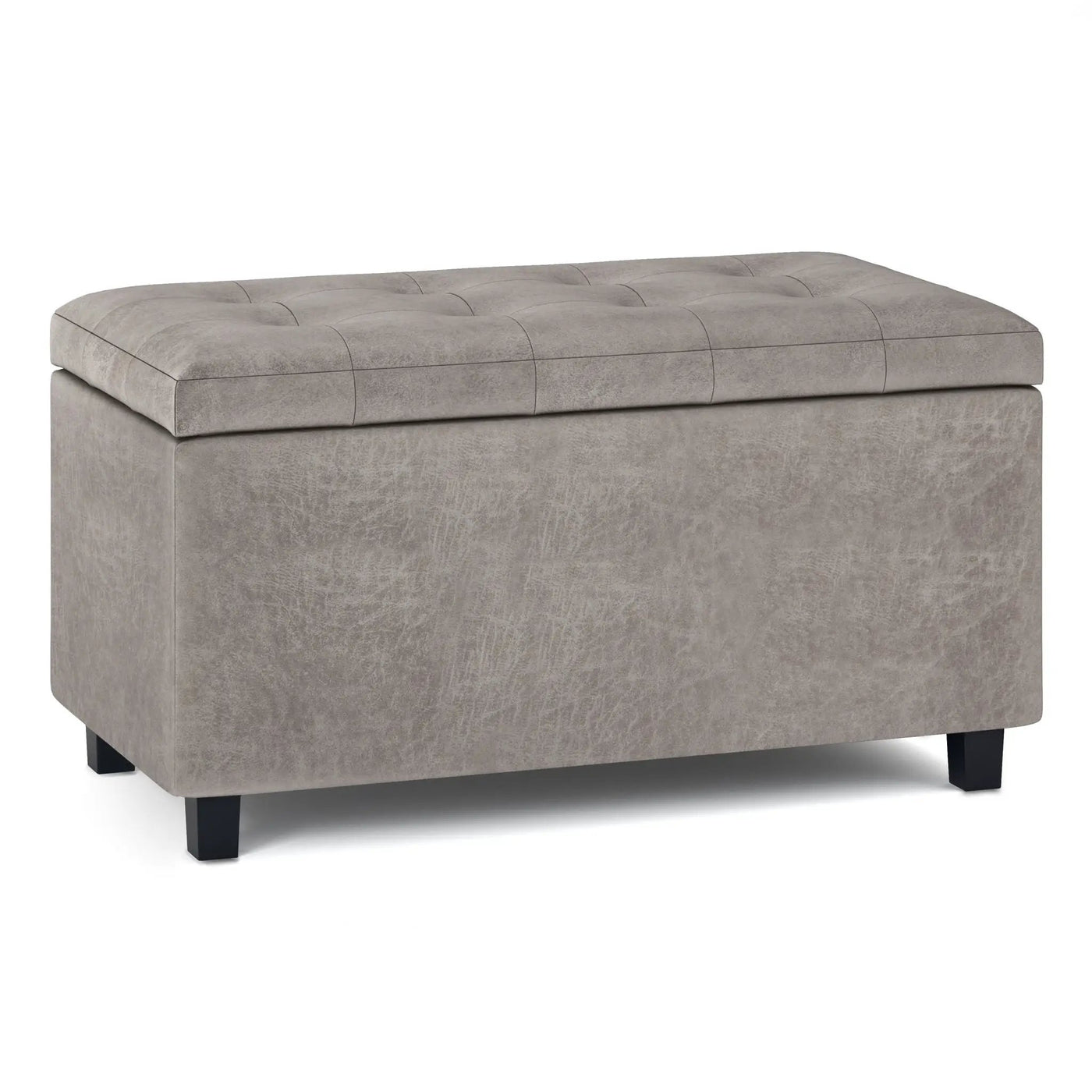Cosmopolitan - Upholstered Storage Ottoman by HouseOfZazla