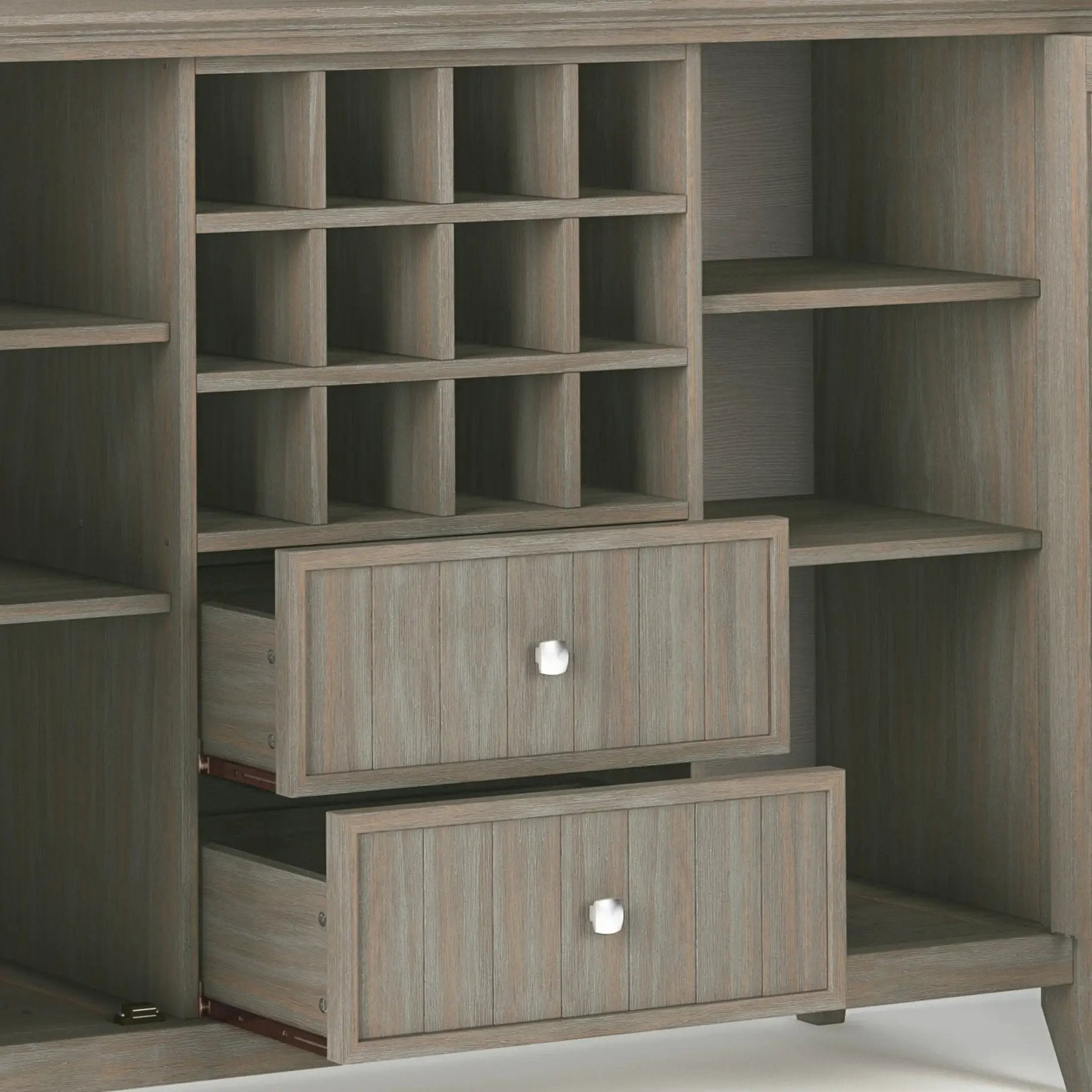 Bedford - Sideboard Buffet And Wine Rack by HouseOfZazla