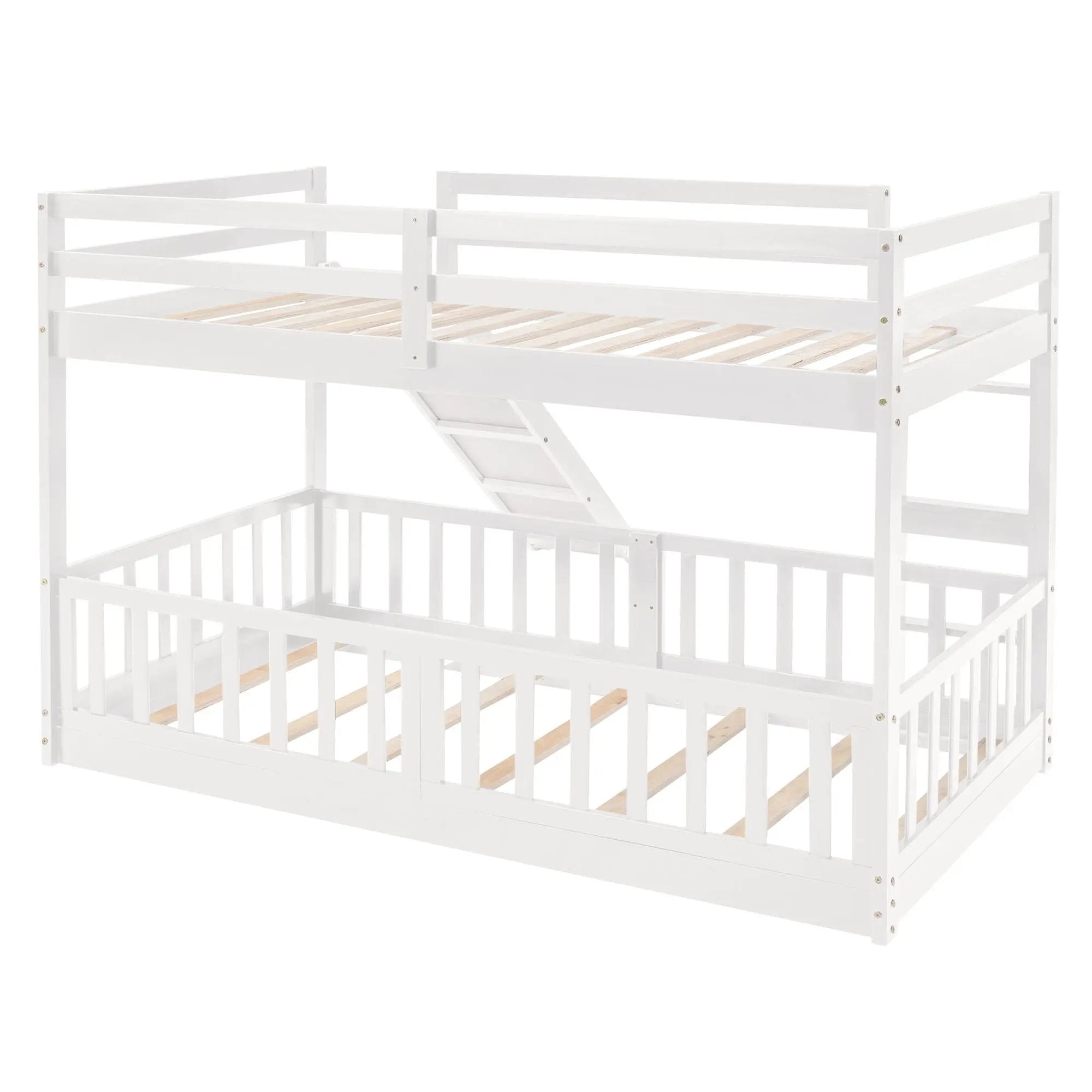 Functional Bunk Bed & Convertible Ladder And Slide by HouseOfZazla