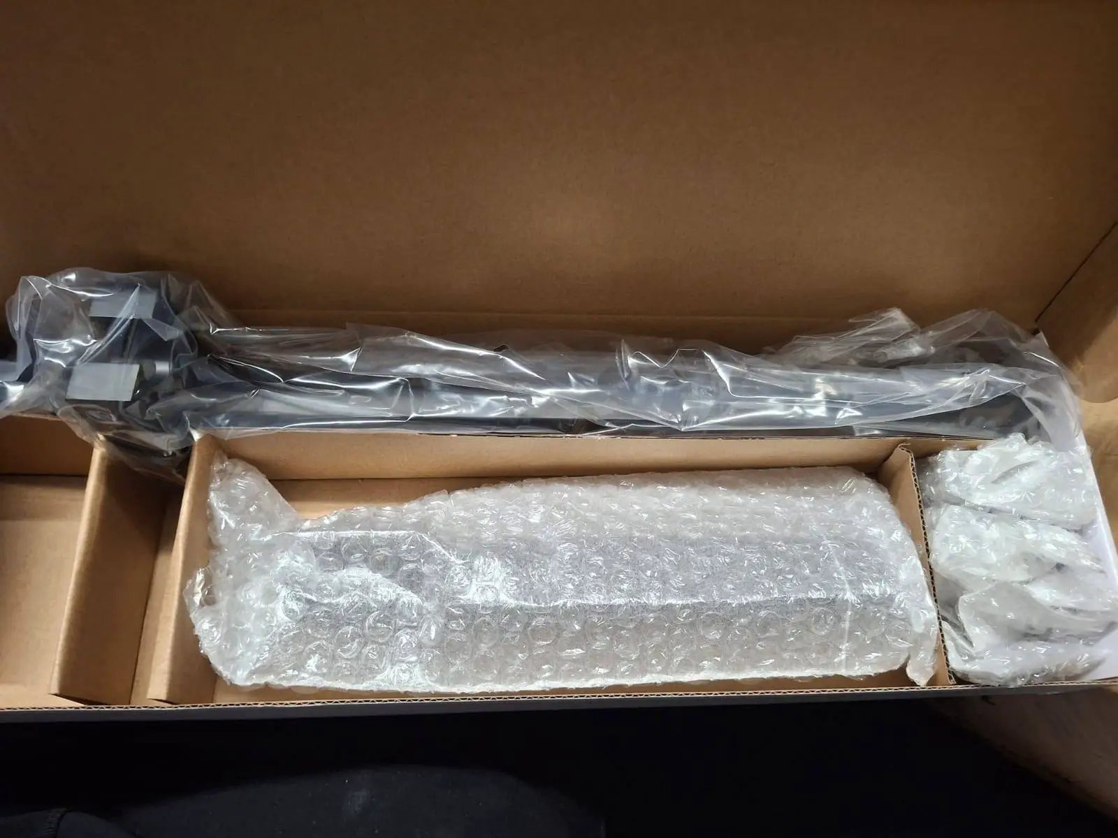Open Box Delta 1-Spray Patterns 1.75 GPM 1.38 in. Wall Mount Handheld Shower Head with H2Okinetic in Matte Black by Selzalot