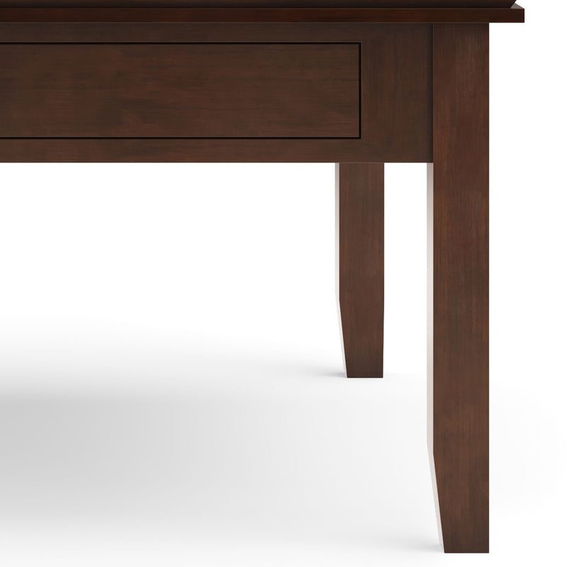 Artisan Square Coffee Table with Drawer - Russet Brown, photo 2 of 11