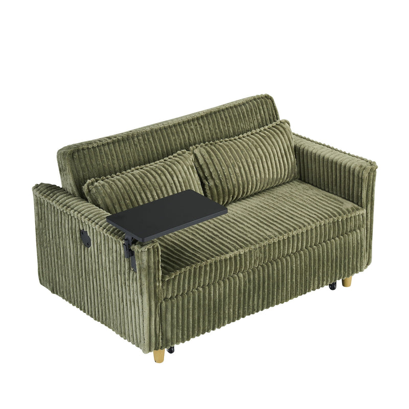 Pull Out Sofa With Movable Tabletop And USB Ports by HouseOfZazla
