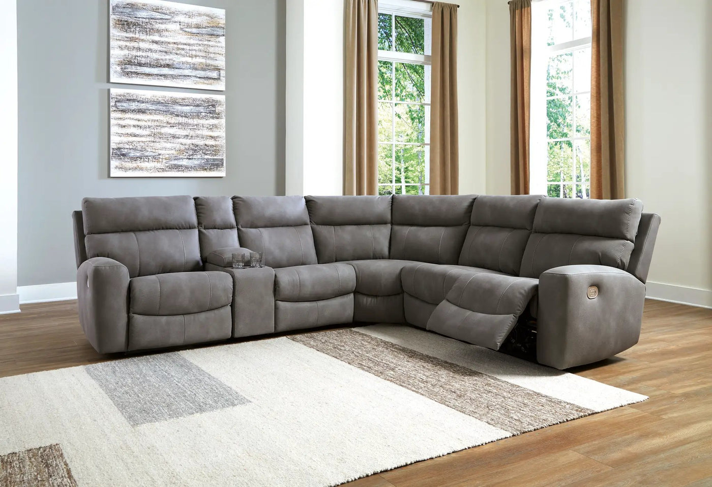 Next-Gen Durapella - Reclining Sectional by Unique Piece Furniture