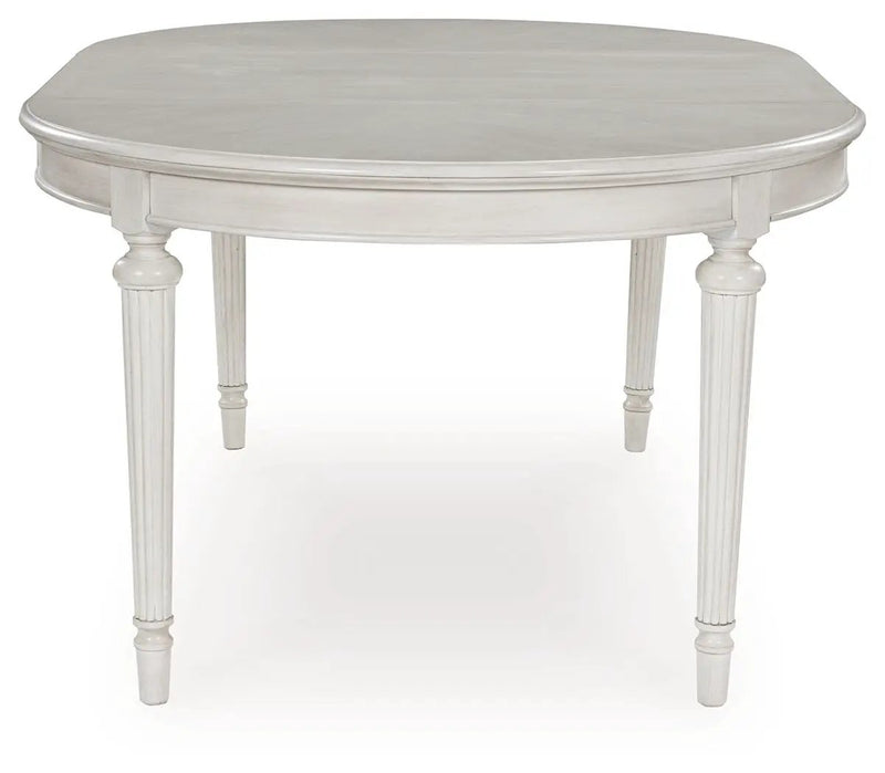 Montelaine - Oval Dining Room Extension Table - Antique White by Unique Piece Furniture